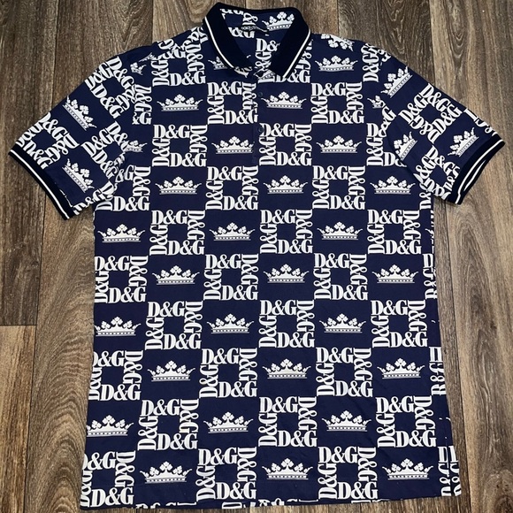 Dolce & Gabbana Crown Logo Polo Shirt